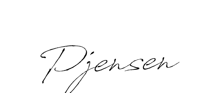 Make a beautiful signature design for name Pjensen. With this signature (Antro_Vectra) style, you can create a handwritten signature for free. Pjensen signature style 6 images and pictures png