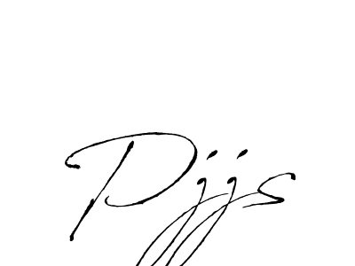 You should practise on your own different ways (Antro_Vectra) to write your name (Pjjs) in signature. don't let someone else do it for you. Pjjs signature style 6 images and pictures png