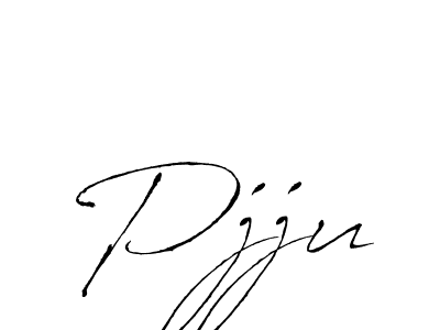 How to make Pjju name signature. Use Antro_Vectra style for creating short signs online. This is the latest handwritten sign. Pjju signature style 6 images and pictures png