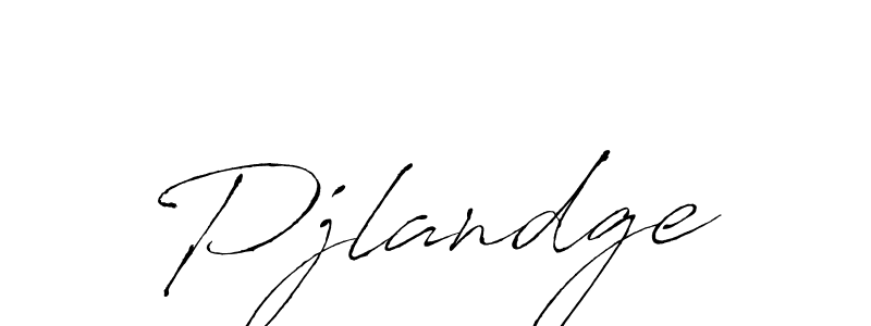 How to make Pjlandge name signature. Use Antro_Vectra style for creating short signs online. This is the latest handwritten sign. Pjlandge signature style 6 images and pictures png