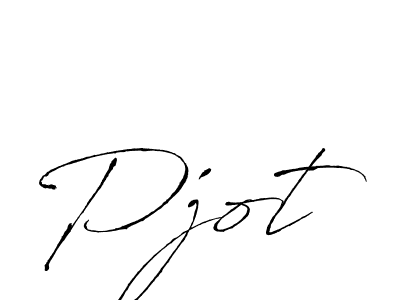 Use a signature maker to create a handwritten signature online. With this signature software, you can design (Antro_Vectra) your own signature for name Pjot. Pjot signature style 6 images and pictures png