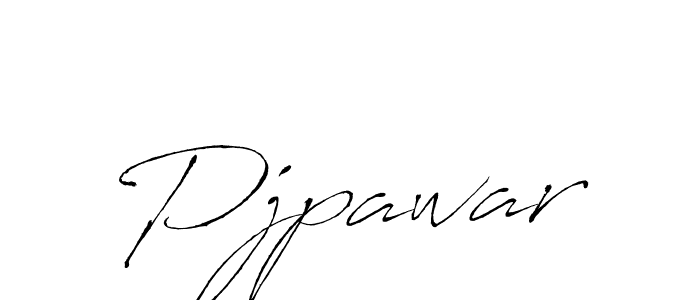 Make a beautiful signature design for name Pjpawar. With this signature (Antro_Vectra) style, you can create a handwritten signature for free. Pjpawar signature style 6 images and pictures png