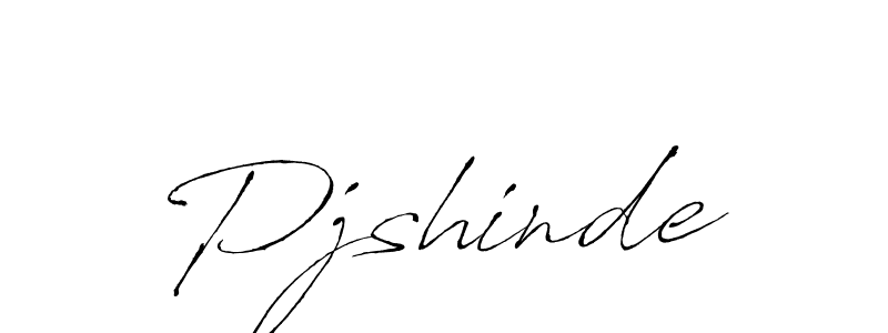 Pjshinde stylish signature style. Best Handwritten Sign (Antro_Vectra) for my name. Handwritten Signature Collection Ideas for my name Pjshinde. Pjshinde signature style 6 images and pictures png