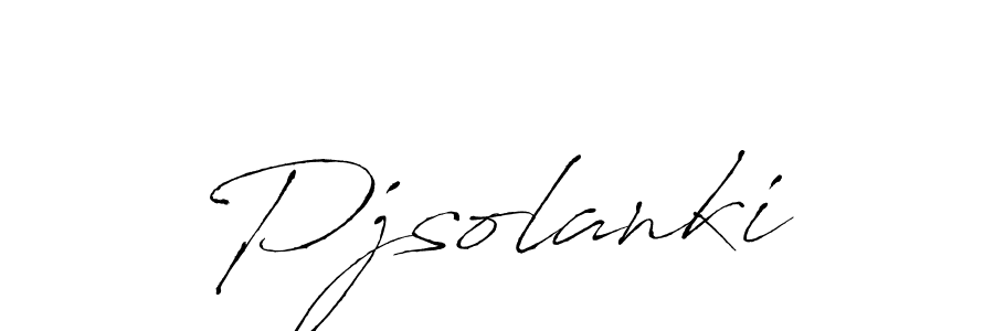 How to Draw Pjsolanki signature style? Antro_Vectra is a latest design signature styles for name Pjsolanki. Pjsolanki signature style 6 images and pictures png