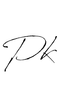 How to make Pk name signature. Use Antro_Vectra style for creating short signs online. This is the latest handwritten sign. Pk signature style 6 images and pictures png