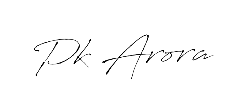 You should practise on your own different ways (Antro_Vectra) to write your name (Pk Arora) in signature. don't let someone else do it for you. Pk Arora signature style 6 images and pictures png