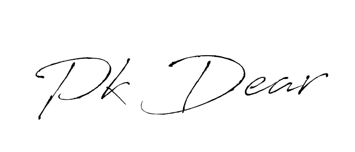 This is the best signature style for the Pk Dear name. Also you like these signature font (Antro_Vectra). Mix name signature. Pk Dear signature style 6 images and pictures png