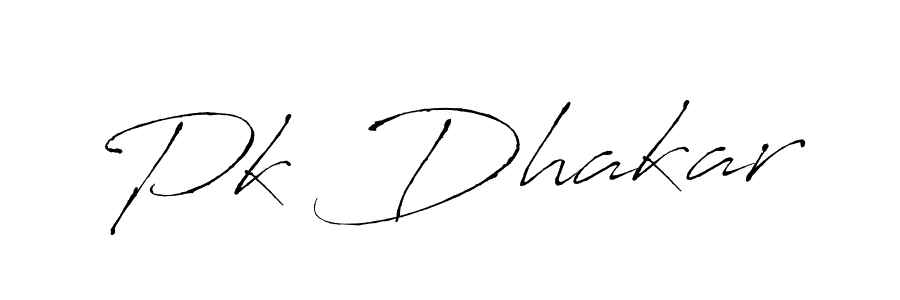 Once you've used our free online signature maker to create your best signature Antro_Vectra style, it's time to enjoy all of the benefits that Pk Dhakar name signing documents. Pk Dhakar signature style 6 images and pictures png