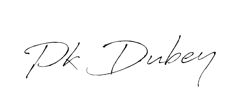 Create a beautiful signature design for name Pk Dubey. With this signature (Antro_Vectra) fonts, you can make a handwritten signature for free. Pk Dubey signature style 6 images and pictures png