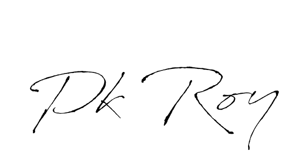 How to make Pk Roy signature? Antro_Vectra is a professional autograph style. Create handwritten signature for Pk Roy name. Pk Roy signature style 6 images and pictures png