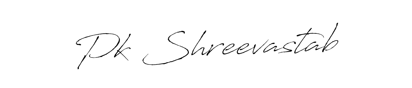 You should practise on your own different ways (Antro_Vectra) to write your name (Pk Shreevastab) in signature. don't let someone else do it for you. Pk Shreevastab signature style 6 images and pictures png