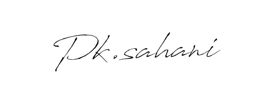 Make a beautiful signature design for name Pk.sahani. Use this online signature maker to create a handwritten signature for free. Pk.sahani signature style 6 images and pictures png