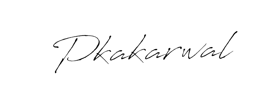 Design your own signature with our free online signature maker. With this signature software, you can create a handwritten (Antro_Vectra) signature for name Pkakarwal. Pkakarwal signature style 6 images and pictures png