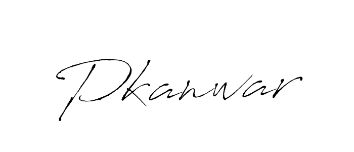 How to make Pkanwar signature? Antro_Vectra is a professional autograph style. Create handwritten signature for Pkanwar name. Pkanwar signature style 6 images and pictures png