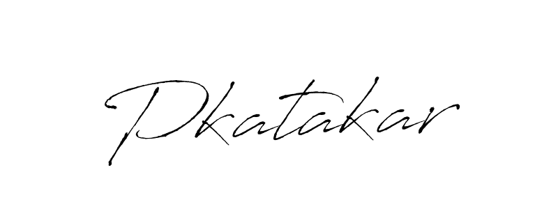 How to make Pkatakar name signature. Use Antro_Vectra style for creating short signs online. This is the latest handwritten sign. Pkatakar signature style 6 images and pictures png