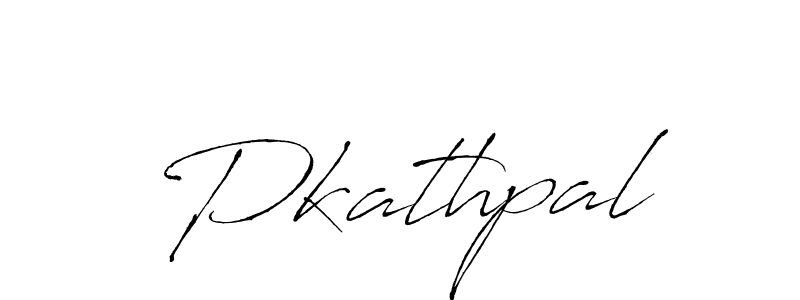 How to make Pkathpal signature? Antro_Vectra is a professional autograph style. Create handwritten signature for Pkathpal name. Pkathpal signature style 6 images and pictures png