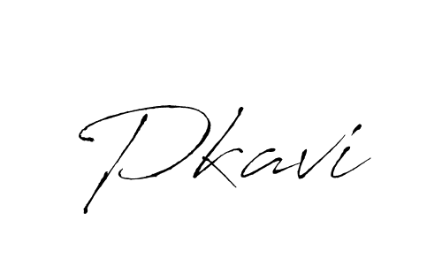 Pkavi stylish signature style. Best Handwritten Sign (Antro_Vectra) for my name. Handwritten Signature Collection Ideas for my name Pkavi. Pkavi signature style 6 images and pictures png