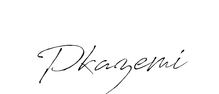 How to make Pkazemi signature? Antro_Vectra is a professional autograph style. Create handwritten signature for Pkazemi name. Pkazemi signature style 6 images and pictures png