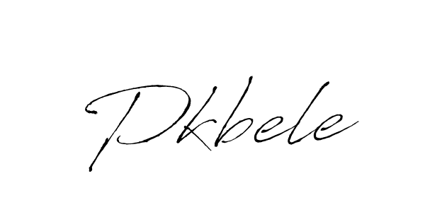 Use a signature maker to create a handwritten signature online. With this signature software, you can design (Antro_Vectra) your own signature for name Pkbele. Pkbele signature style 6 images and pictures png