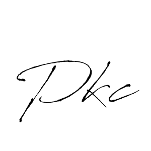 Make a beautiful signature design for name Pkc. With this signature (Antro_Vectra) style, you can create a handwritten signature for free. Pkc signature style 6 images and pictures png