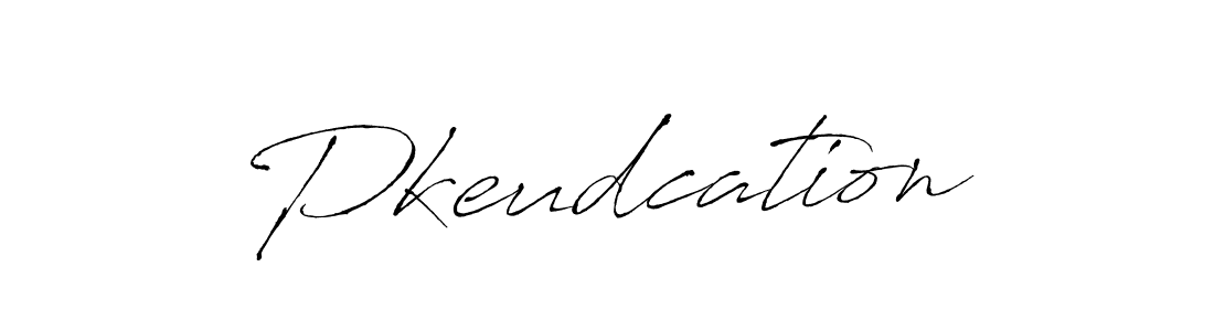 Use a signature maker to create a handwritten signature online. With this signature software, you can design (Antro_Vectra) your own signature for name Pkeudcation. Pkeudcation signature style 6 images and pictures png