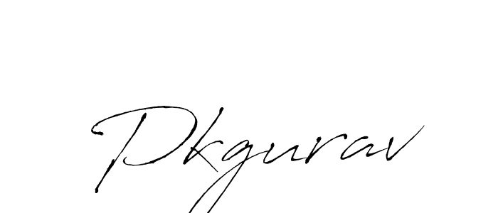 Pkgurav stylish signature style. Best Handwritten Sign (Antro_Vectra) for my name. Handwritten Signature Collection Ideas for my name Pkgurav. Pkgurav signature style 6 images and pictures png