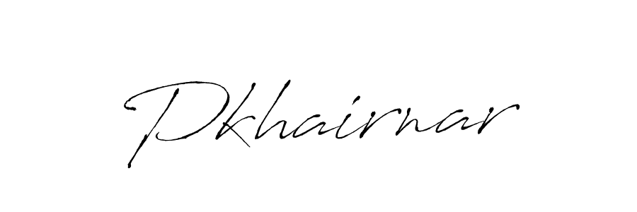 How to make Pkhairnar signature? Antro_Vectra is a professional autograph style. Create handwritten signature for Pkhairnar name. Pkhairnar signature style 6 images and pictures png