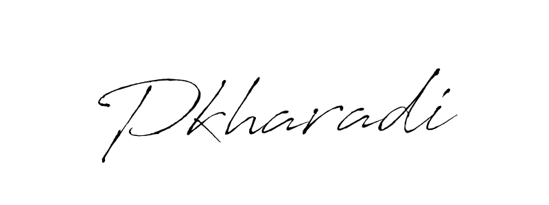 How to Draw Pkharadi signature style? Antro_Vectra is a latest design signature styles for name Pkharadi. Pkharadi signature style 6 images and pictures png