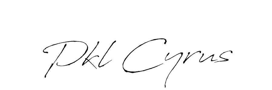 Use a signature maker to create a handwritten signature online. With this signature software, you can design (Antro_Vectra) your own signature for name Pkl Cyrus. Pkl Cyrus signature style 6 images and pictures png