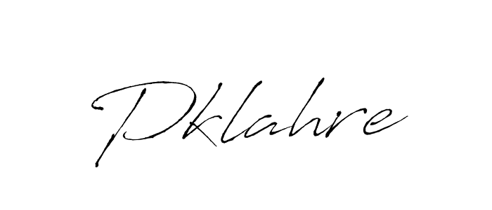 Make a beautiful signature design for name Pklahre. With this signature (Antro_Vectra) style, you can create a handwritten signature for free. Pklahre signature style 6 images and pictures png