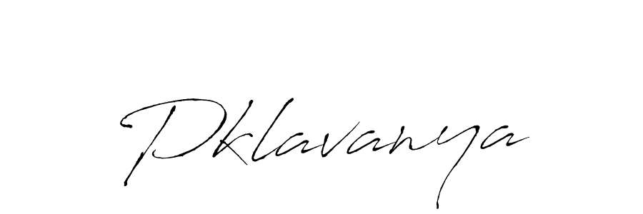 Make a beautiful signature design for name Pklavanya. With this signature (Antro_Vectra) style, you can create a handwritten signature for free. Pklavanya signature style 6 images and pictures png