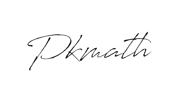 Design your own signature with our free online signature maker. With this signature software, you can create a handwritten (Antro_Vectra) signature for name Pkmath. Pkmath signature style 6 images and pictures png