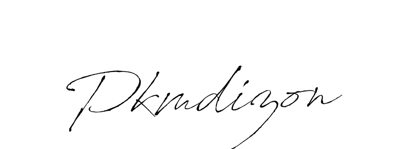 Also we have Pkmdizon name is the best signature style. Create professional handwritten signature collection using Antro_Vectra autograph style. Pkmdizon signature style 6 images and pictures png