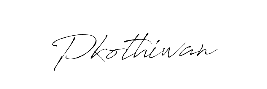 Design your own signature with our free online signature maker. With this signature software, you can create a handwritten (Antro_Vectra) signature for name Pkothiwan. Pkothiwan signature style 6 images and pictures png