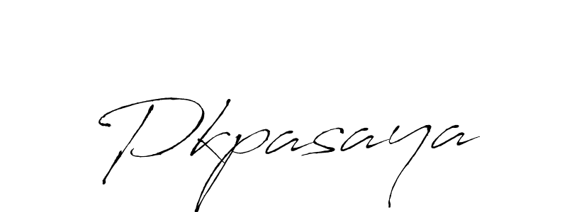 How to make Pkpasaya name signature. Use Antro_Vectra style for creating short signs online. This is the latest handwritten sign. Pkpasaya signature style 6 images and pictures png