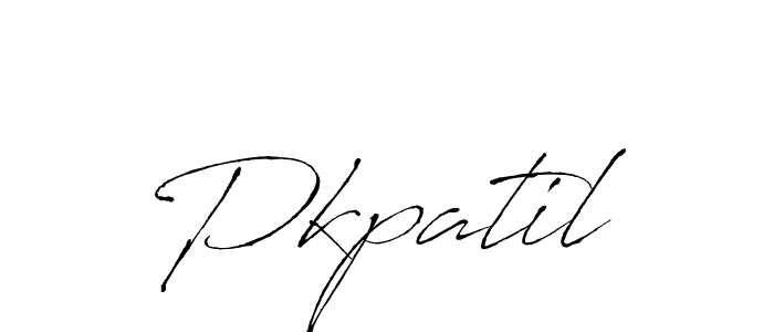 How to make Pkpatil signature? Antro_Vectra is a professional autograph style. Create handwritten signature for Pkpatil name. Pkpatil signature style 6 images and pictures png
