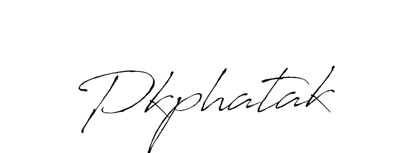 You should practise on your own different ways (Antro_Vectra) to write your name (Pkphatak) in signature. don't let someone else do it for you. Pkphatak signature style 6 images and pictures png