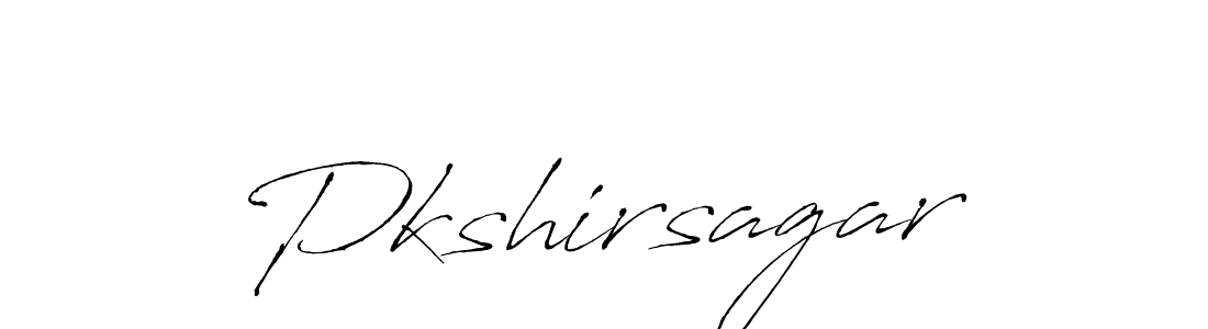 How to make Pkshirsagar signature? Antro_Vectra is a professional autograph style. Create handwritten signature for Pkshirsagar name. Pkshirsagar signature style 6 images and pictures png