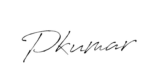 Also we have Pkumar name is the best signature style. Create professional handwritten signature collection using Antro_Vectra autograph style. Pkumar signature style 6 images and pictures png