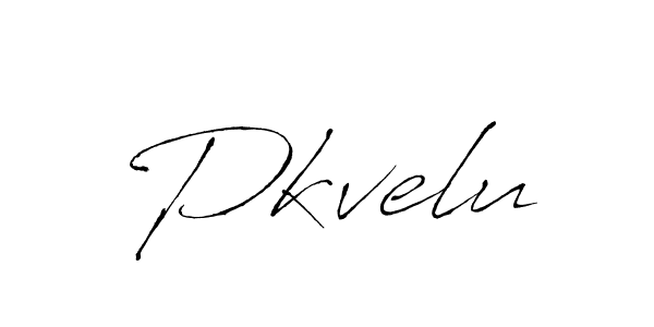 Create a beautiful signature design for name Pkvelu. With this signature (Antro_Vectra) fonts, you can make a handwritten signature for free. Pkvelu signature style 6 images and pictures png