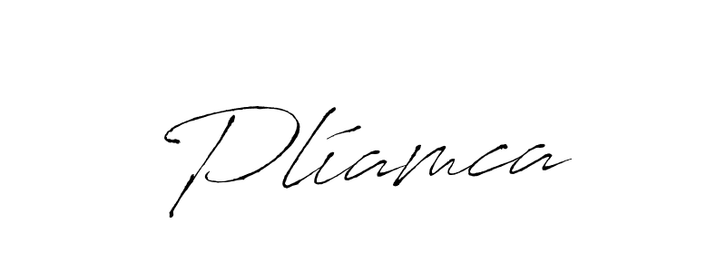 The best way (Antro_Vectra) to make a short signature is to pick only two or three words in your name. The name Plíamca include a total of six letters. For converting this name. Plíamca signature style 6 images and pictures png