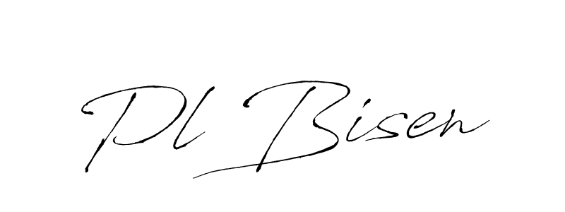 How to make Pl Bisen signature? Antro_Vectra is a professional autograph style. Create handwritten signature for Pl Bisen name. Pl Bisen signature style 6 images and pictures png