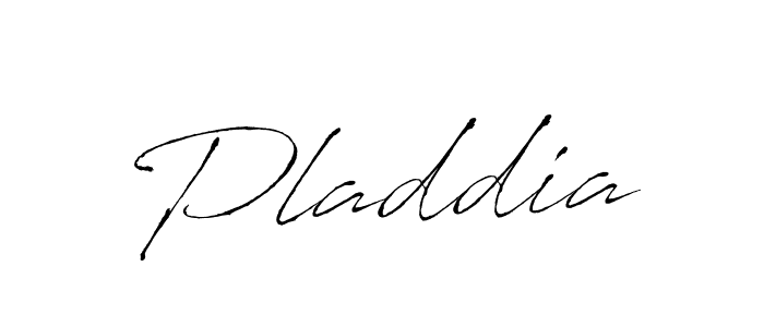 Make a beautiful signature design for name Pladdia. With this signature (Antro_Vectra) style, you can create a handwritten signature for free. Pladdia signature style 6 images and pictures png