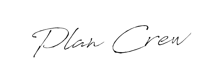 It looks lik you need a new signature style for name Plan Crew. Design unique handwritten (Antro_Vectra) signature with our free signature maker in just a few clicks. Plan Crew signature style 6 images and pictures png