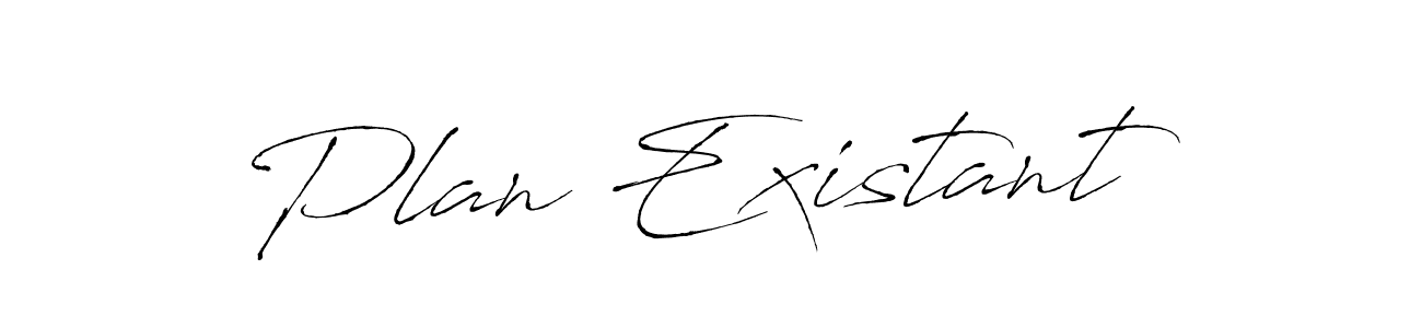 Create a beautiful signature design for name Plan Existant. With this signature (Antro_Vectra) fonts, you can make a handwritten signature for free. Plan Existant signature style 6 images and pictures png