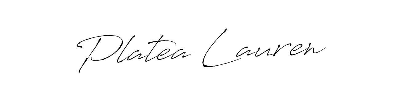 Antro_Vectra is a professional signature style that is perfect for those who want to add a touch of class to their signature. It is also a great choice for those who want to make their signature more unique. Get Platea Lauren name to fancy signature for free. Platea Lauren signature style 6 images and pictures png