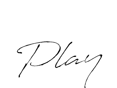 You should practise on your own different ways (Antro_Vectra) to write your name (Play) in signature. don't let someone else do it for you. Play signature style 6 images and pictures png