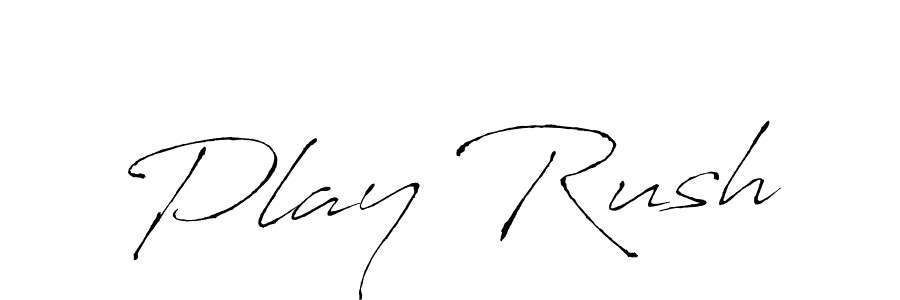 Use a signature maker to create a handwritten signature online. With this signature software, you can design (Antro_Vectra) your own signature for name Play Rush. Play Rush signature style 6 images and pictures png