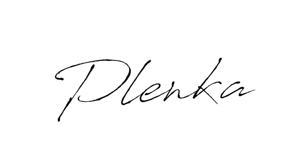 How to make Plenka name signature. Use Antro_Vectra style for creating short signs online. This is the latest handwritten sign. Plenka signature style 6 images and pictures png