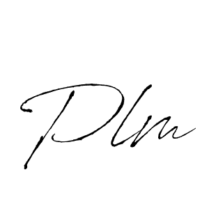 Use a signature maker to create a handwritten signature online. With this signature software, you can design (Antro_Vectra) your own signature for name Plm. Plm signature style 6 images and pictures png